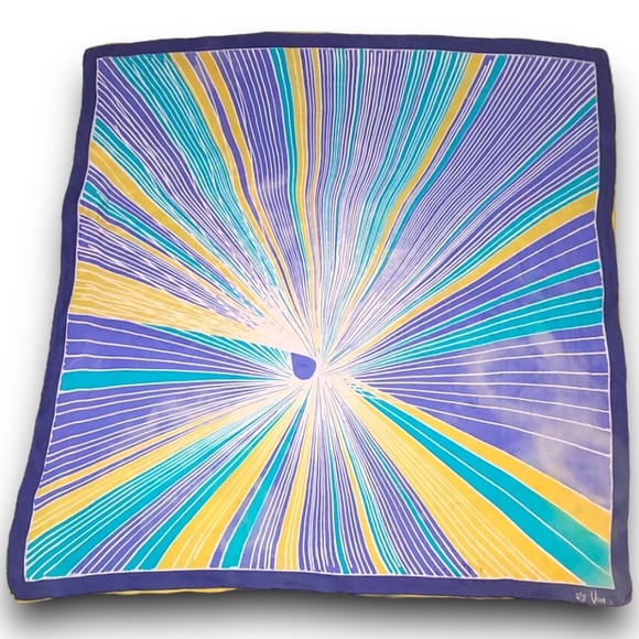 (2) VERA NEUMANN SILK SCARVES! - Picture 2 of 13